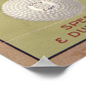 Coir core golf ball, 1907 poster (Ecke)