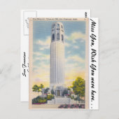 Coit Memorial, San Francisco, Kalifornien Postkarte (Vorne/Hinten)