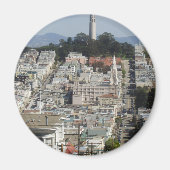 Coit Tower Landschaftlich Picture Magnet (Vorne)