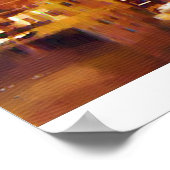 Coit Tower mit Blick auf die Insel Alcatraz Poster (Ecke)