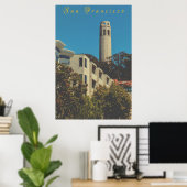 Coit Tower Poster (Heimbüro)