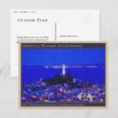 Coit Tower San Francisco California Sehenswürdigke Postkarte (Vorne/Hinten)