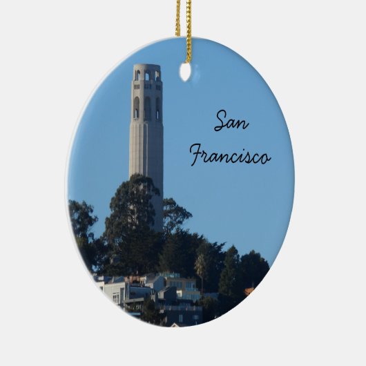 Coit Tower - San Francisco Keramikornament (Rechts)