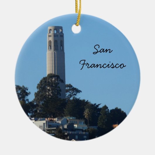 Coit Tower - San Francisco Keramikornament (Vorne)