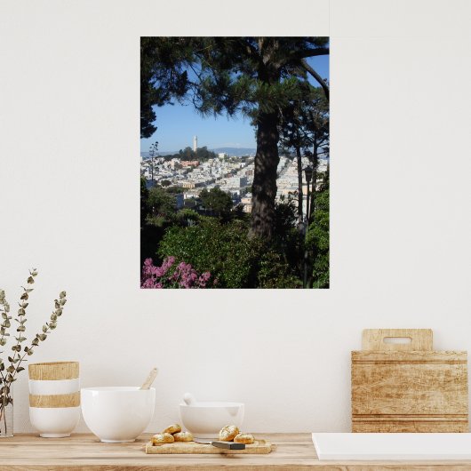 Coit Tower San Francisco Poster (Küche)