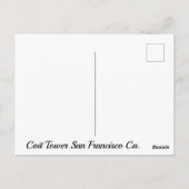 Coit Tower San Francisco Postkarte (Rückseite)