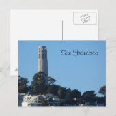 Coit Tower - San Francisco Postkarte (Vorne/Hinten)