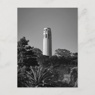 Coit Tower, San Francisco - Stadtfotografie Postkarte