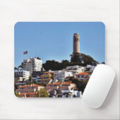 Coit Turm auf Fernschreiber-Hügel in San Francisco Mousepad (Mit Mouse)
