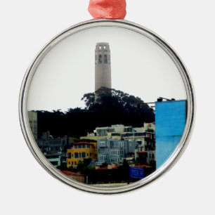 Coit Turm Ornament Aus Metall