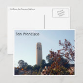 Coit-Turm Postkarte (Vorne/Hinten)