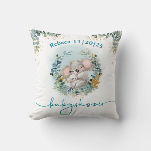 Cojín Baby Shower Koala Kissen (Vorderseite)