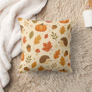 Cojín con patrón otoñal ideal para decoración kissen