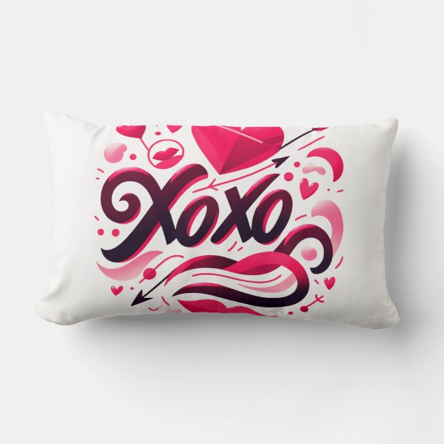 Cojín de amor XOXO Lendenkissen (Vorderseite)