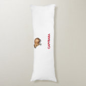 Cojin de capybara seitenschläferkissen (Vorderseite Vertikal)