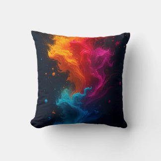 Cojin de fuego multicolor kissen