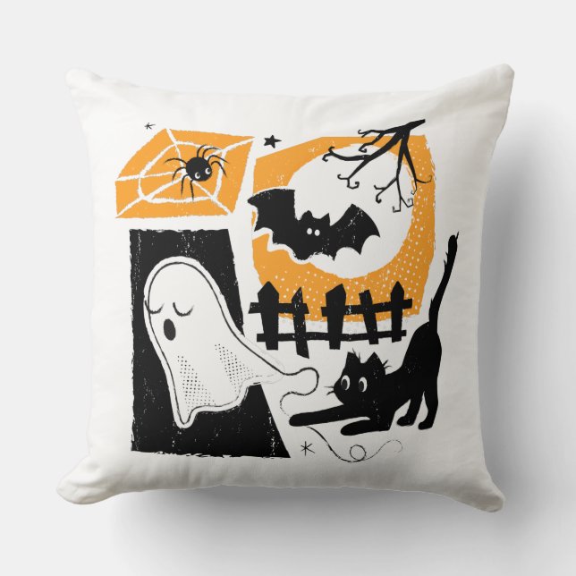 Cojín Decorativo Beware of the cat! Kissen (Vorderseite)