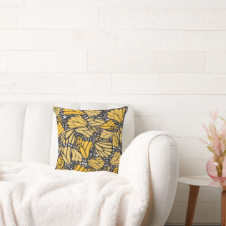 Cojín estampado mariposa monarca  kissen
