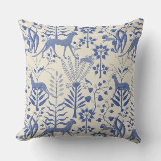 Cojin estampado plantas y animales fantasticos  kissen