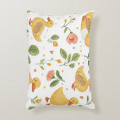 Cojín infantil con patitos y flores dekokissen (Vorderseite(Vertikal))