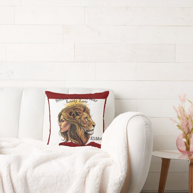 Cojín Lady Leo – Shine Without Fear Kissen (Liege)