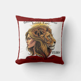 Cojín Lady Leo – Shine Without Fear Kissen