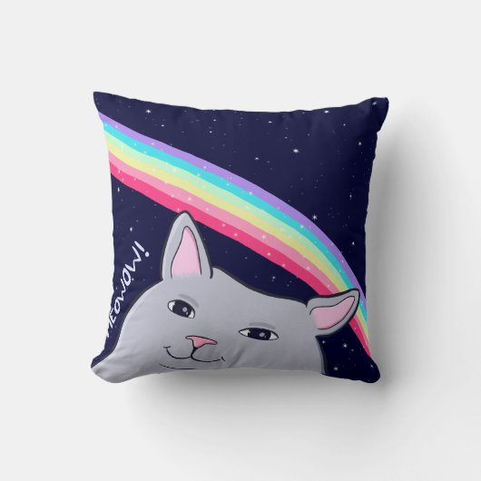 Cojín Meow Kissen (Vorderseite)