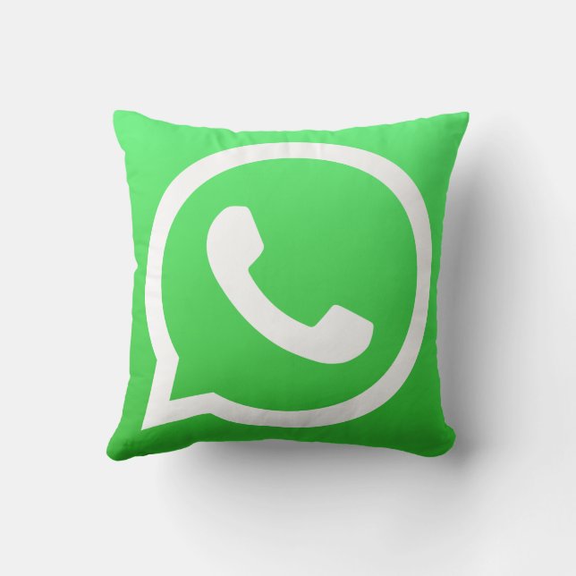 Cojin para decoraracion, Whatsapp Kissen (Rückseite)