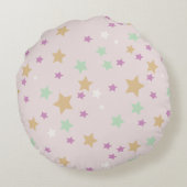 Cojín redondo con diseño de estrellas. rundes kissen (Rückseite)