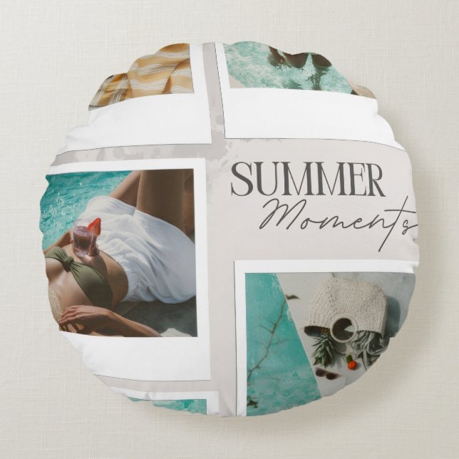 Cojín Redondo Decorativo Personalizado | Suave Rundes Kissen (Vorderseite)