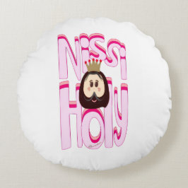 Cojín redondo Nissi Holy Rundes Kissen