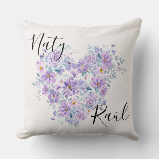 Cojines Personalizados para Parejas en Tonos Lila Kissen