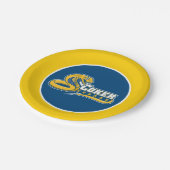 Coker University Cobras-Logo Pappteller (Schrägansicht)