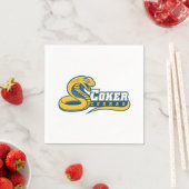Coker University Cobras-Logo Serviette (Beispiel)