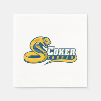 Coker University Cobras-Logo Serviette