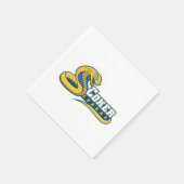 Coker University Cobras-Logo Serviette (Ecke)