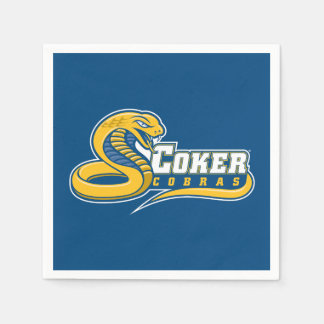 Coker University Cobras-Logo Serviette