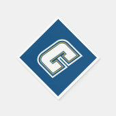 Coker University Logo Serviette (Ecke)