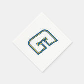 Coker University Logo Serviette (Ecke)