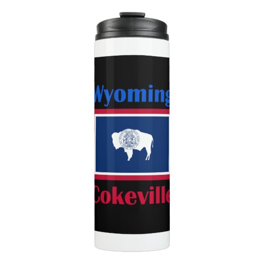 Cokeville Wyoming Thermosbecher (Vorderseite)