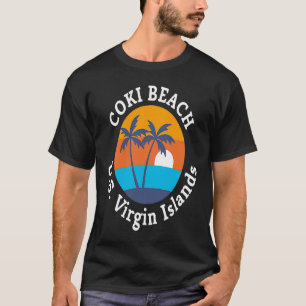 Coki Beach US Jungfrau Islands Summer Vacation Sou T-Shirt