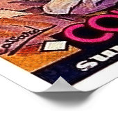 Col de Bavella mountain pass, Corsica, France Poster (Ecke)