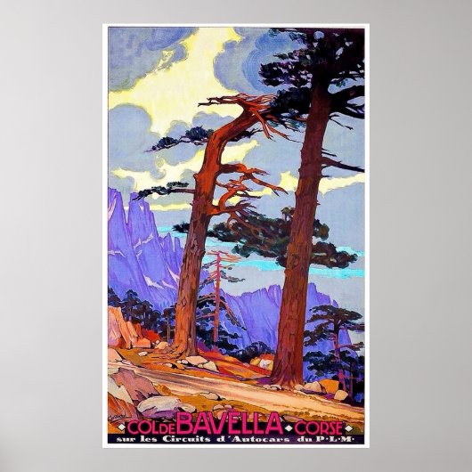 Col de Bavella mountain pass, Corsica, France Poster (Vorne)