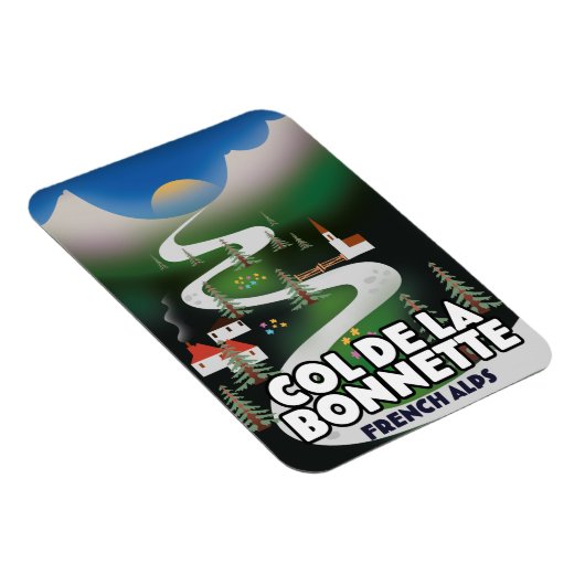 Col de la Bonette, france Magnet (Rechte Seite)