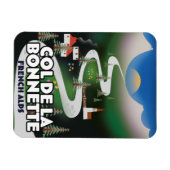Col de la Bonette, france Magnet (Horizontal)