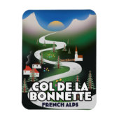 Col de la Bonette, france Magnet (Vertikal)