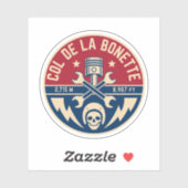 Col de la Bonette - Franz. Aufkleber (Blatt)