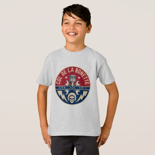 Col de la Bonette - Franz. T-Shirt (Vorne ganz)