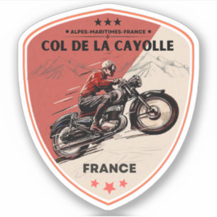 Col de la Cayolle - Franz. Aufkleber