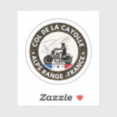 Col de la Cayolle - Franz. Aufkleber (Blatt)